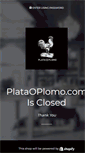 Mobile Screenshot of plataoplomo.com